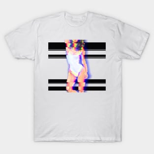 RETRO GLITCH GIRL #2 T-Shirt